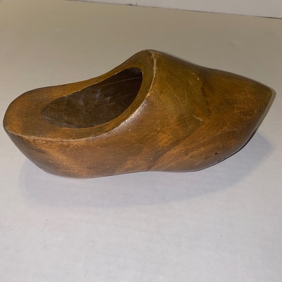 Vintage The Wooden Shoe Factory Holland MI Wooden Shoe Wall Pocket Wall Hanging - Picture 8 of 12